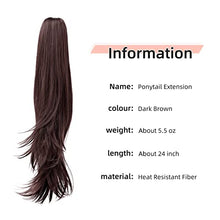 Load image into Gallery viewer, Ponytail 22" Long Claw Hair Extension Wig Store