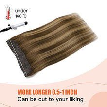 Load image into Gallery viewer, 22 Inch Ombre Human Hair Wire Halo Hair Extension Wig Store
