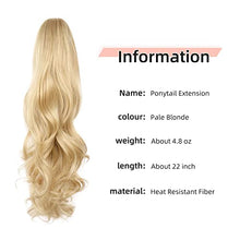 Load image into Gallery viewer, Ponytail 22" Long Claw Hair Extension Wig Store