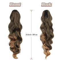 Load image into Gallery viewer, Synthetic Drawstring Ponytail - 24 inch