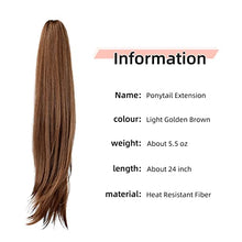 Load image into Gallery viewer, Ponytail 22" Long Claw Hair Extension Wig Store