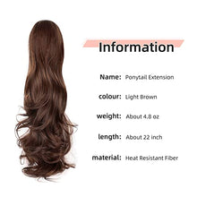 Load image into Gallery viewer, Ponytail 22" Long Claw Hair Extension Wig Store