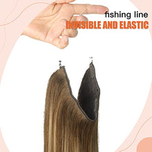 Load image into Gallery viewer, Halo Wire Human Hair Extensions Wig Store