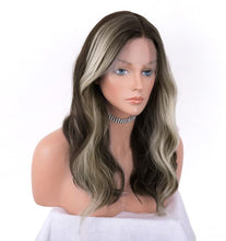 Load image into Gallery viewer, Brown Blonde Highlight Lace Front Wig