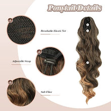 Load image into Gallery viewer, Synthetic Drawstring Ponytail - 24 inch