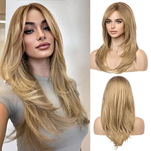 Load image into Gallery viewer, Long layered Sandy Blonde Wig Wig Store