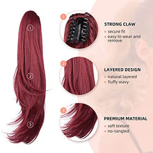 Load image into Gallery viewer, Ponytail 22" Long Claw Hair Extension Wig Store