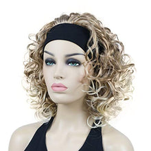 Load image into Gallery viewer, Curly Mixed Blonde 12 &quot; Headband Wig Wig Store

