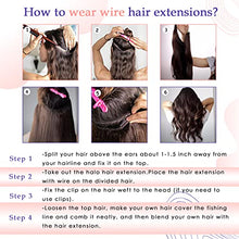 Load image into Gallery viewer, Remy Hair Halo Hair Extension Wig Store 
