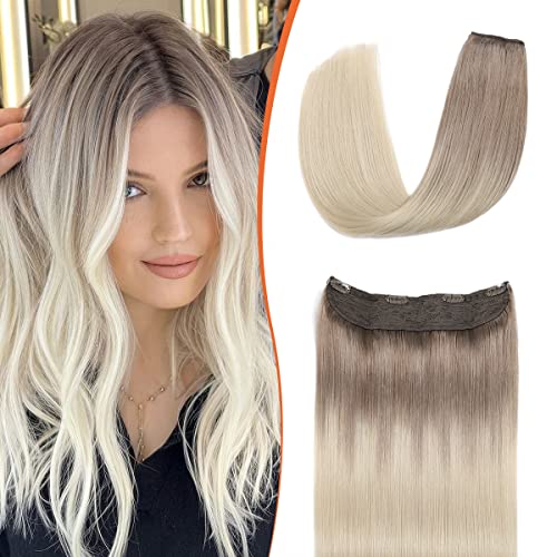 Halo Wire Human Hair Extensions Wig Store