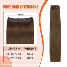 Load image into Gallery viewer, Halo Wire Human Hair Extensions Wig Store