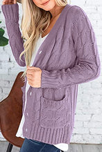 Load image into Gallery viewer, Long Sleeve Cable Knit Sweater Womens Clothes Sale