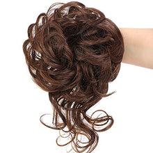 Load image into Gallery viewer, Long Tousled Messy Bun Hair Piece Wig Store 

