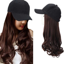 Load image into Gallery viewer, Hat Hair Extension Baseball Cap
