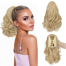 Load image into Gallery viewer, 12” Short Curly Claw Ponytail Extension Clip In On Hairpiece
