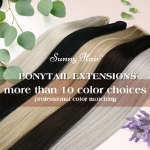 Load image into Gallery viewer, Soft Human Hair Ponytail Extension
