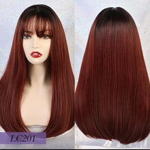Load image into Gallery viewer, azriel 22 inch long heat resistant hair wig lc201 / 24inches / canada

