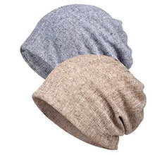 Load image into Gallery viewer, beanie chemo hats - 2 pack
