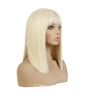 Load image into Gallery viewer, blunt cut wig with with bangs 16&quot; / #red
