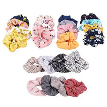 Load image into Gallery viewer, chiffon hair scrunchies mega hair accessories set
