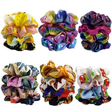 Load image into Gallery viewer, chiffon hair scrunchies mega hair accessories set
