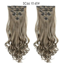 Load image into Gallery viewer, clip-on hair extensions 6pc set p4/30 / 24inches
