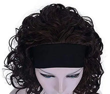 Load image into Gallery viewer, curly chestnut brown headband wig
