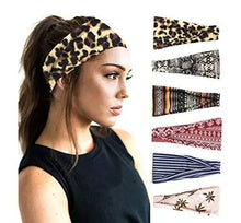 Load image into Gallery viewer, fashion print hair bands set set 18
