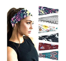 Load image into Gallery viewer, fashion print hair bands set
