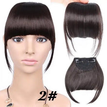 Load image into Gallery viewer, heat friendly clip in bangs hairpiece #2 / 6inches
