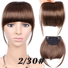 Load image into Gallery viewer, heat friendly clip in bangs hairpiece #30 / 6inches
