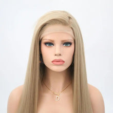 Load image into Gallery viewer, kaylee - ash blonde side part front lace wig

