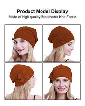 Load image into Gallery viewer, ladies headwear beanie cap cotton caramel / one size
