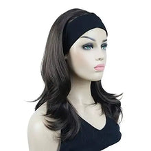 Load image into Gallery viewer, long straight headband synthetic heat resistant wig #6
