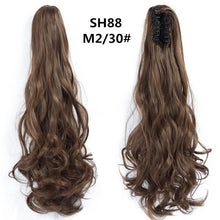 Load image into Gallery viewer, Long Wavy Claw Clip on Hair Extension Ponytail High Temperature Fibre Wig Store
