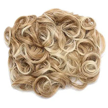 Load image into Gallery viewer, messy curly bun with combs 90g-comb / sandy brown to bleach blonde
