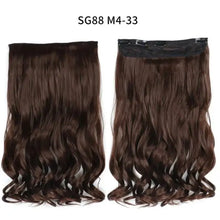 Load image into Gallery viewer, one-piece long wavy  heat resistant clip in hair extensions sg88-m4 33
