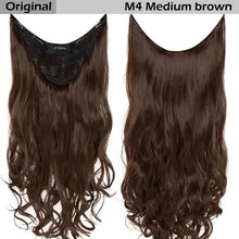Load image into Gallery viewer, one-piece u part clip in hair extension 1345 / 24inches / canada
