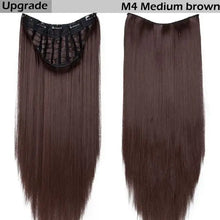 Load image into Gallery viewer, one-piece u part clip in hair extension 1454 / 24inches / canada
