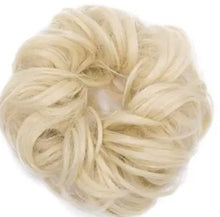 Load image into Gallery viewer, scrunchie hair bun extension updo hairpiece