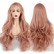 Load image into Gallery viewer, valia extra long orange pink wig 24 inch / orange pink
