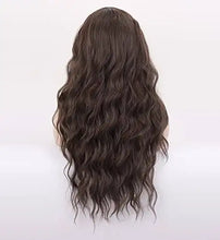 Load image into Gallery viewer, wavy long synthetic wig with center part