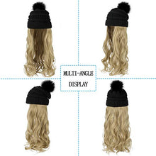 Load image into Gallery viewer, Beanie Hat with Hair Extensions Wig Store
