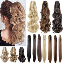 Load image into Gallery viewer, Claw Ponytail Extensions - 12 inches long Wig Store