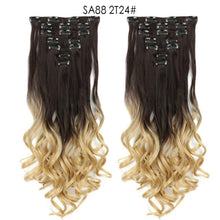 Load image into Gallery viewer, Clip-on Hair Extensions 6pc Set Wig Store
