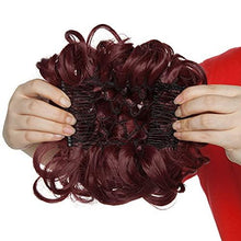 Load image into Gallery viewer, Messy Curly Bun with Combs Wig Store