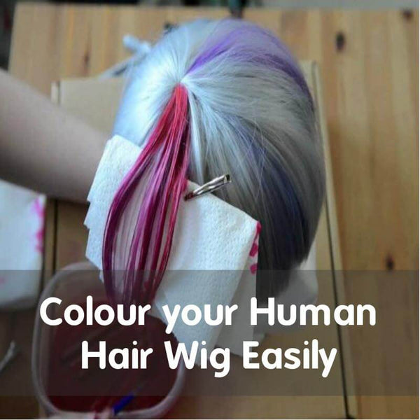 How to Color Human Hair Wigs?