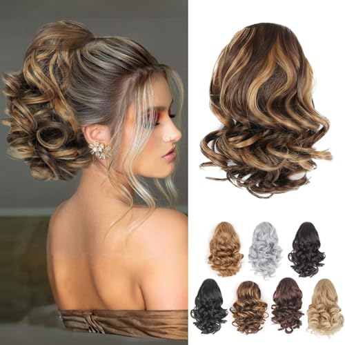 💁‍♀️ Trending Now: Our Best-Selling Ombre Brown Curly Ponytail Hair Piece – 30% Off This Week Only!