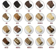 Load image into Gallery viewer, 15-22 inch Clip in Human Hair Extensions - 7pc Set Wig Store 
