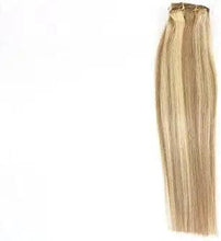 Load image into Gallery viewer, 15-22 inch Clip in Human Hair Extensions - 7pc Set Wig Store 
